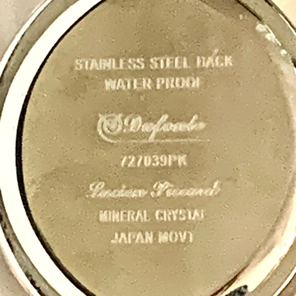 🚩SOLD🚩 Pink Dufonte Watch by Lucien Piccard - Picture 6 of 11